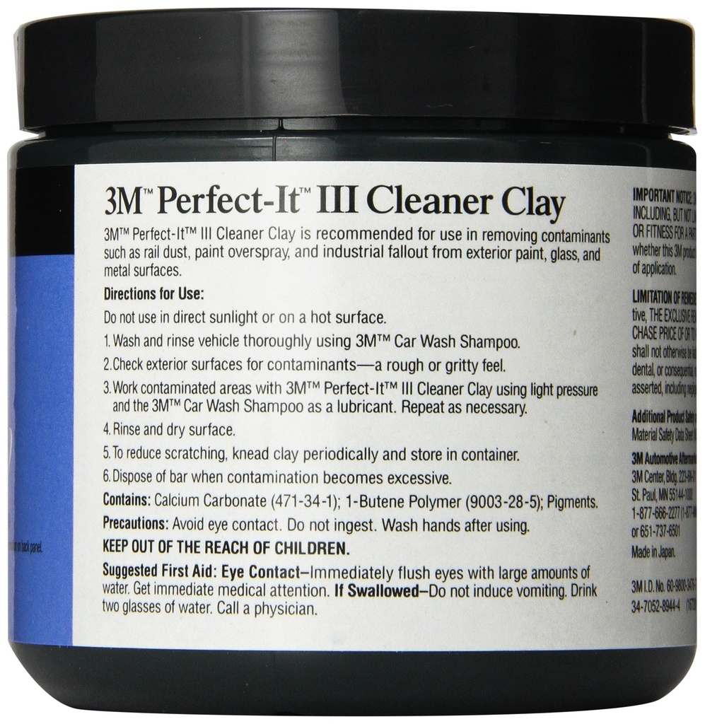 3M Abrasive Cleaner Clay Bar 38070 - All