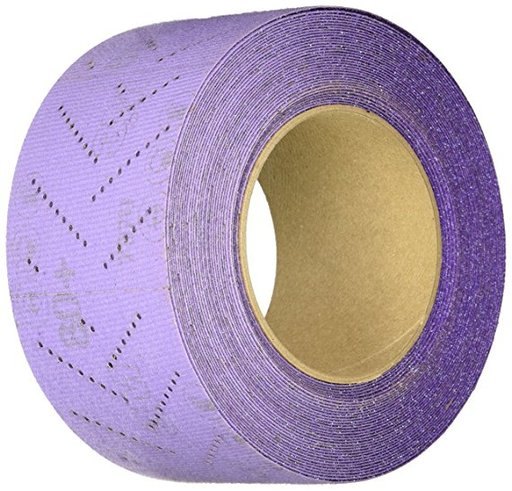 3M Cubitron II Hookit Abrasive Sheet Roll, 34449, Multi-Hole, 70 Mm X 12 M, 320+ Grade, Automotive Sanding Roll Sandpaper for Coating Removal, Body R