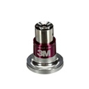 3M 05752 Perfect-It Quick Connect Adaptor; 5/8 Inch Thread; Chrome Plated; Brass; Single