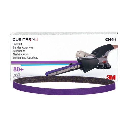 3M Cubitron Ii 1/2 in. X 18 in. 80 Grit Band File Belt 10-Pack 33446 - All