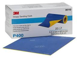 [60455090559] GRIPPY SANDING CLOTH 5.5INX4.5 IN - P400