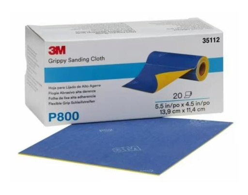 [60455090567] GRIPPY SANDING CLOTH 5.5INX4.5 IN - P600