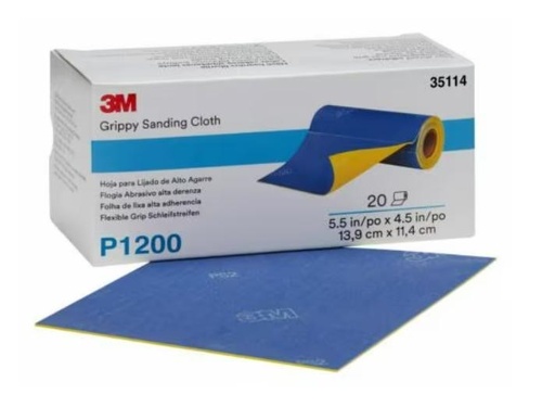 [60455090583] GRIPPY SANDING CLOTH 5.5INX4.5 IN - P800